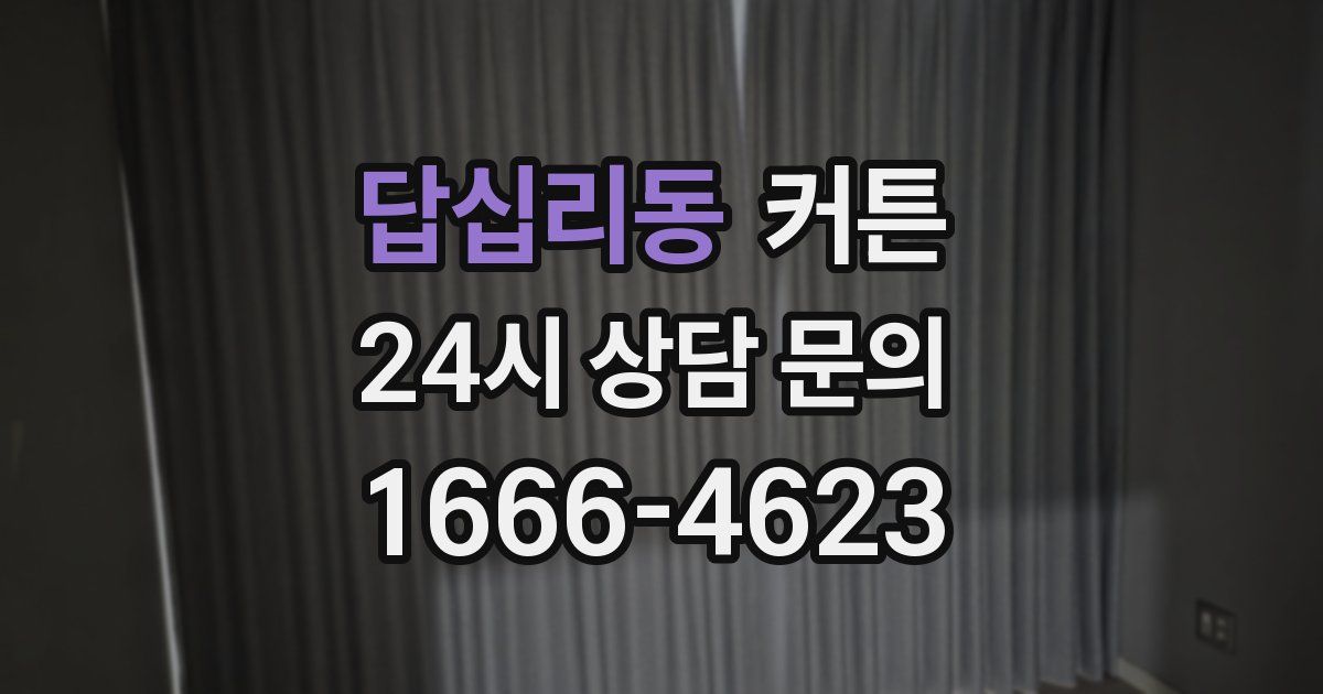 답십리동 커튼
