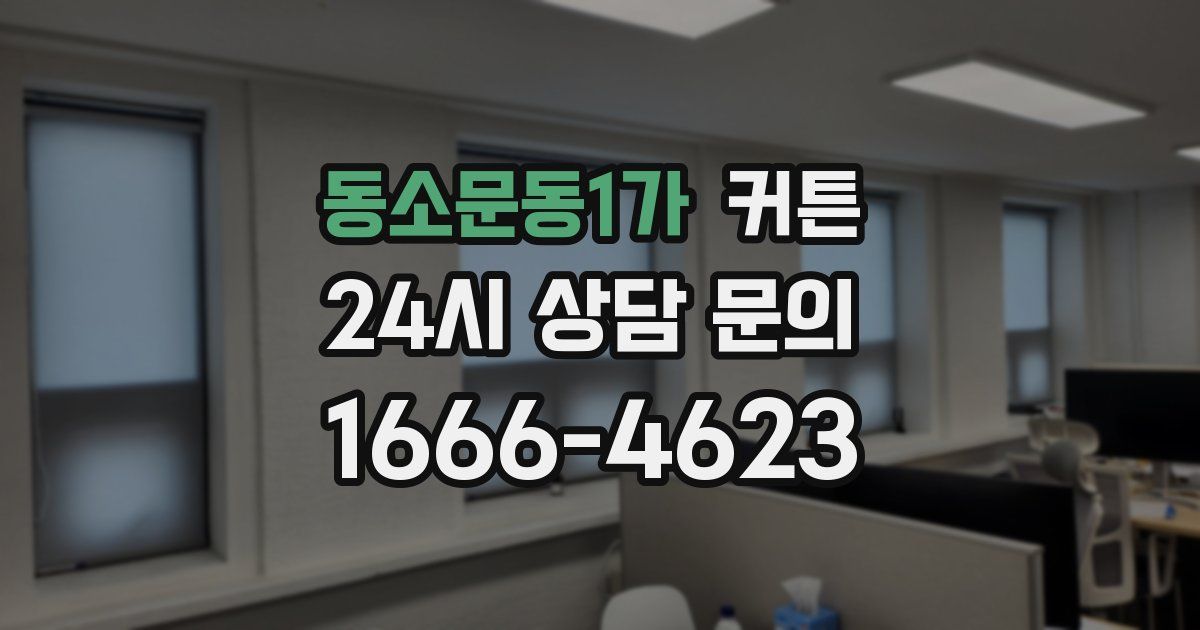 동소문동1가 커튼