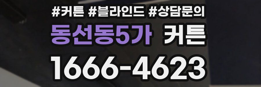 동선동5가 커튼
