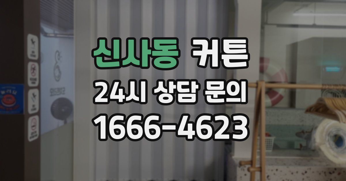 신사동 커튼