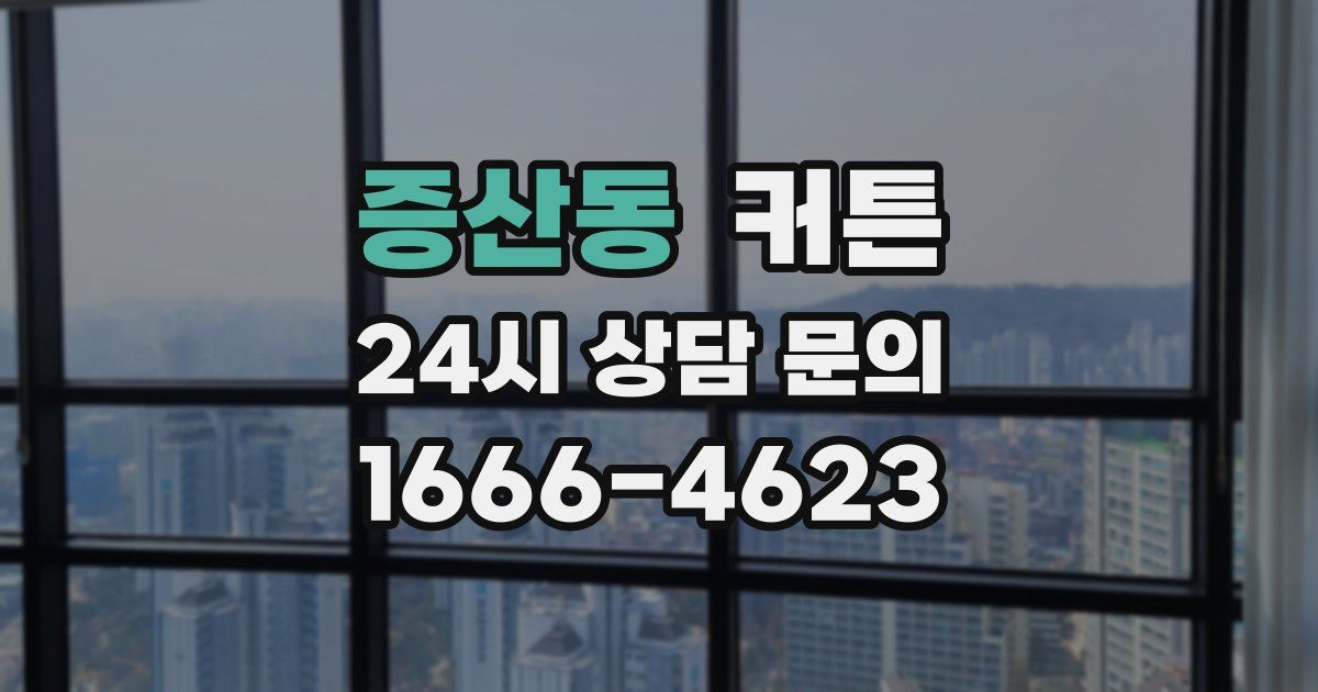 증산동 커튼
