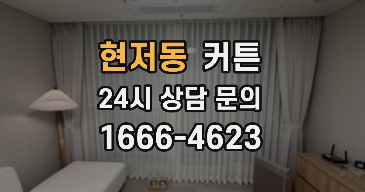 현저동 커튼