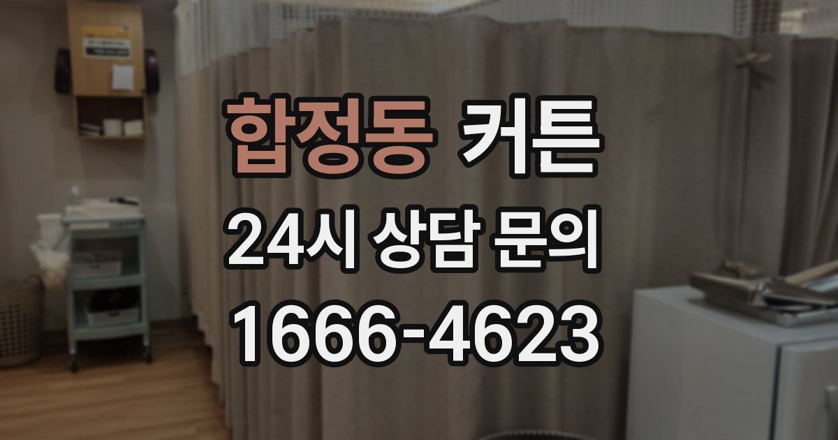 합정동 커튼