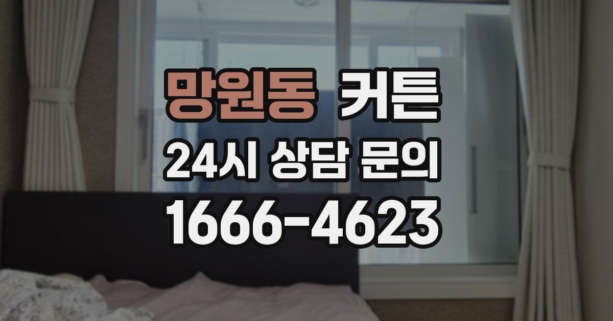 망원동 커튼