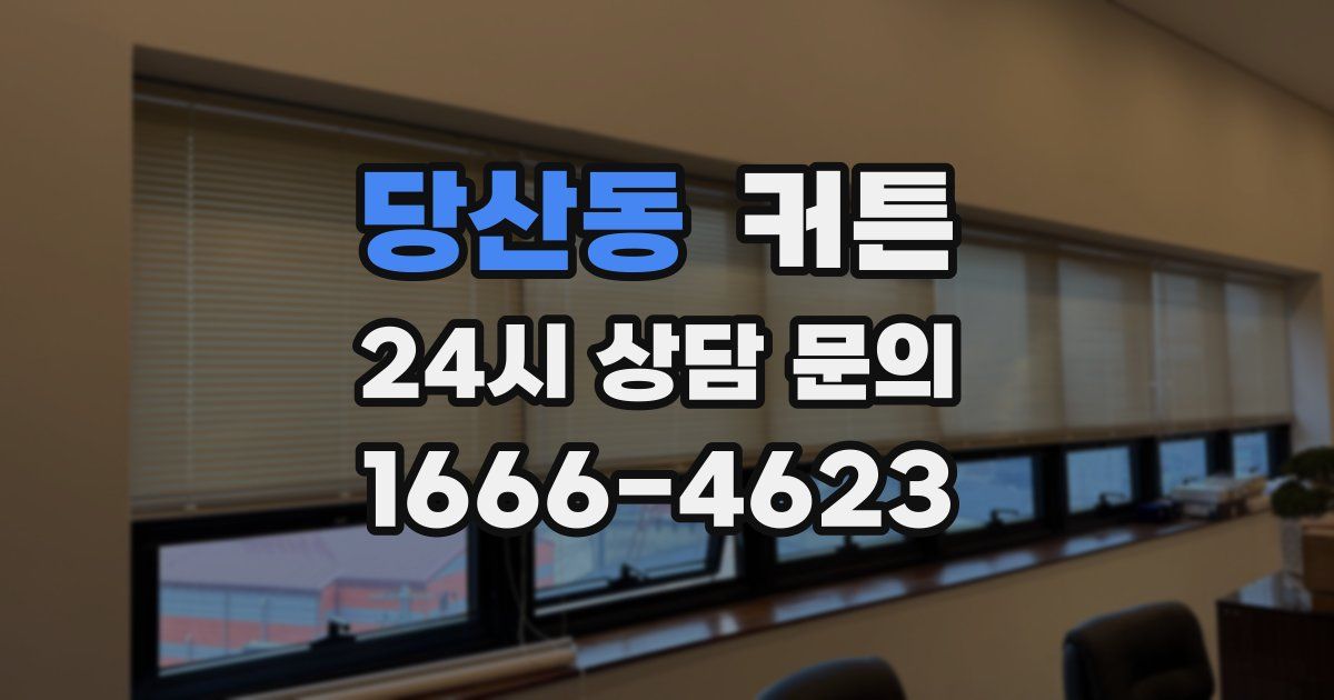 당산동 커튼
