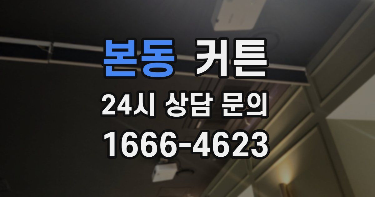 본동 커튼