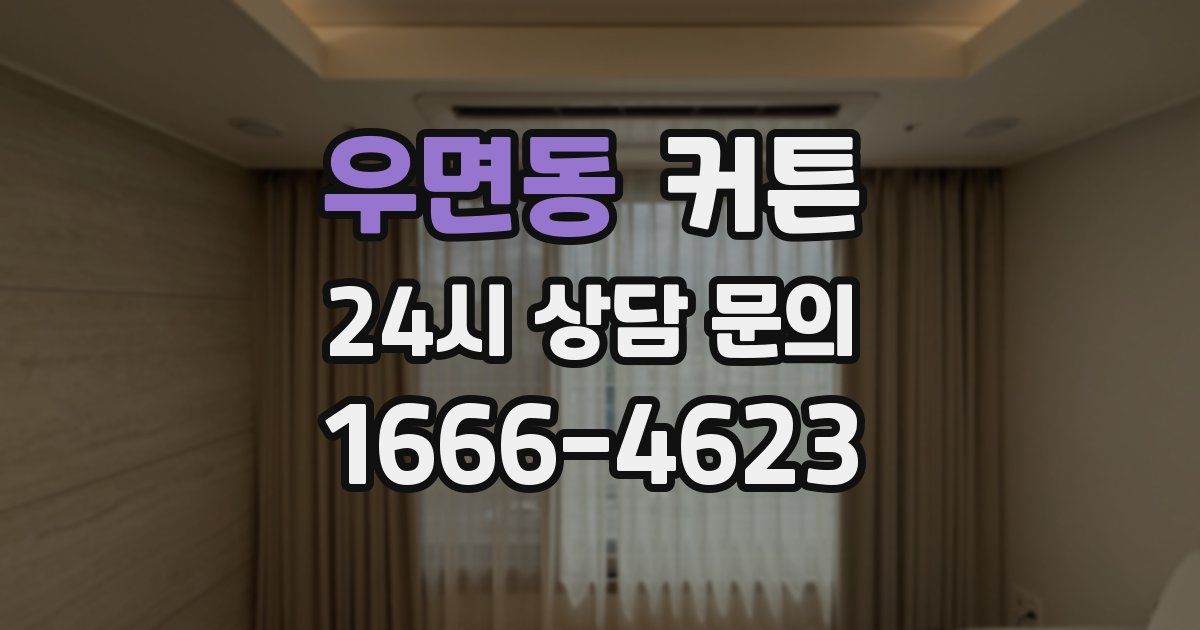 우면동 커튼