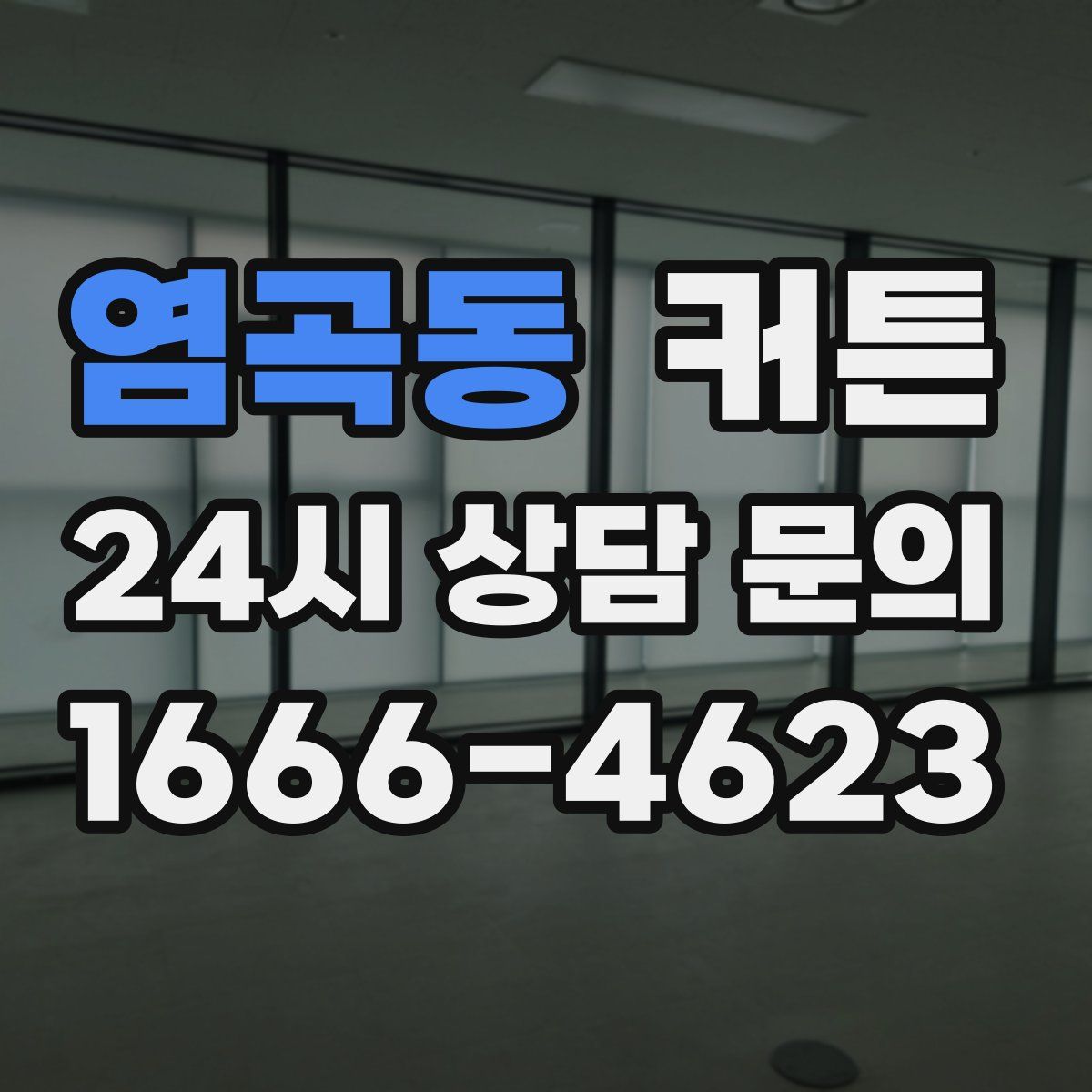 염곡동 커튼