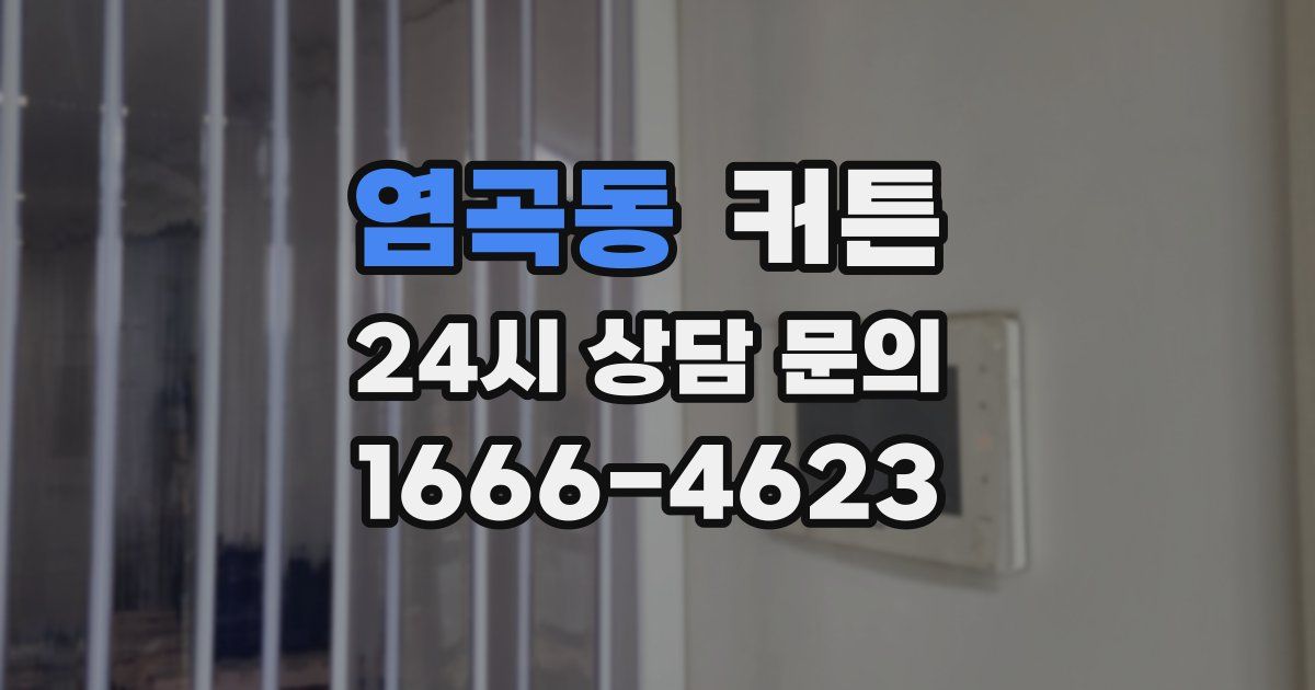 염곡동 커튼