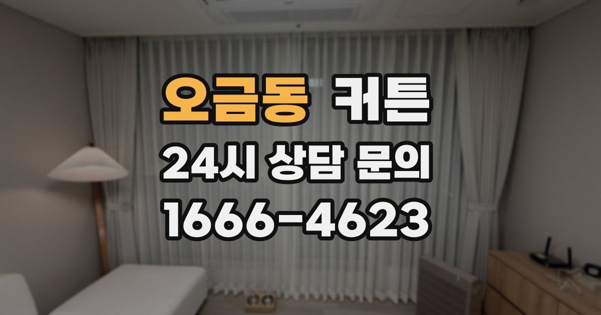 오금동 커튼