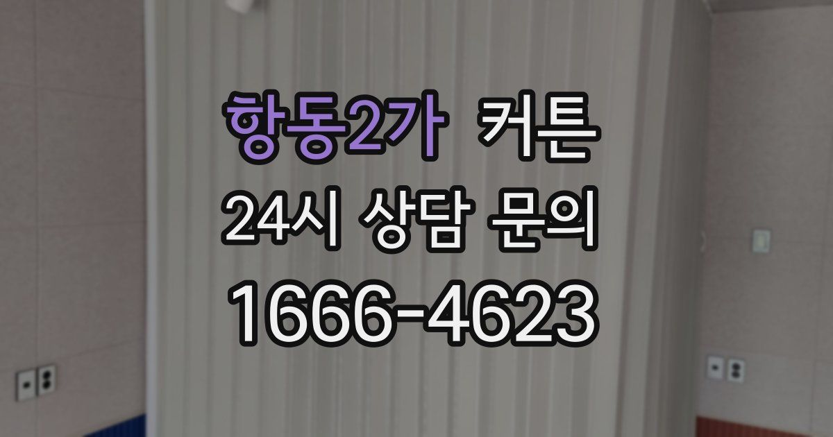 항동2가 커튼