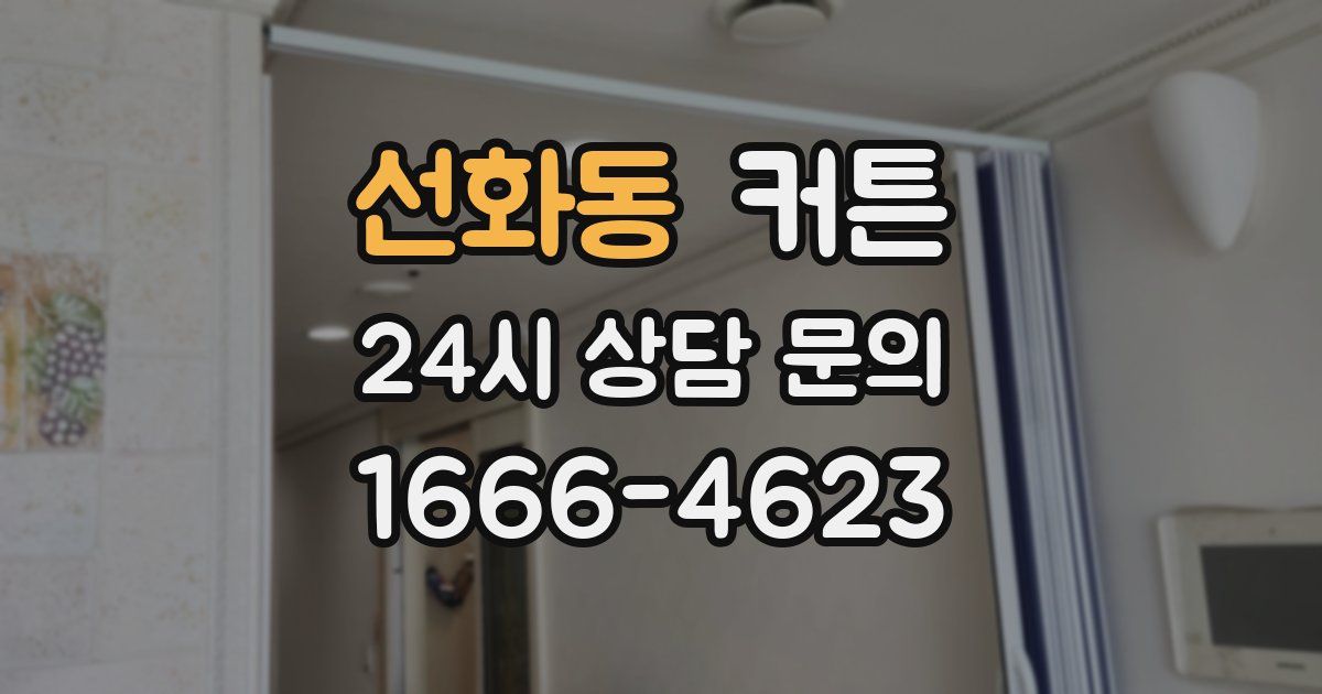 선화동 커튼