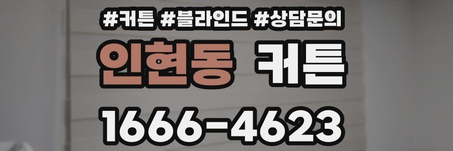 인현동 커튼