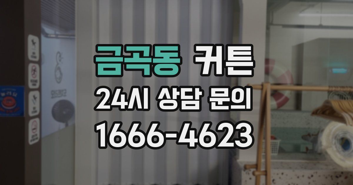 금곡동 커튼