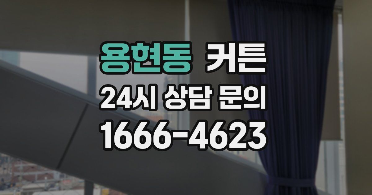용현동 커튼
