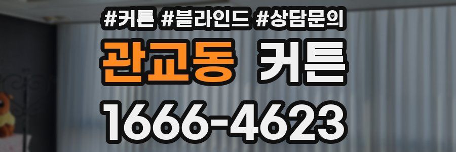 관교동 커튼