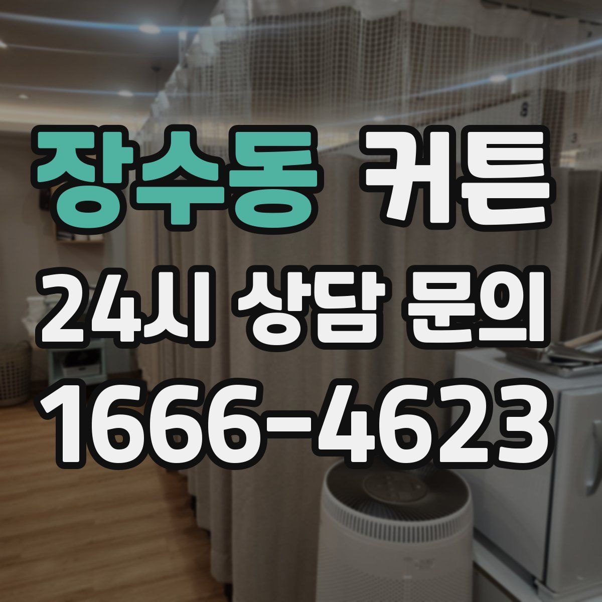 장수동 커튼