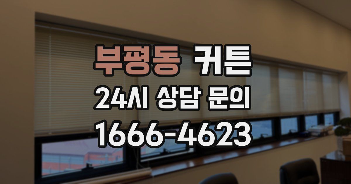 부평동 커튼