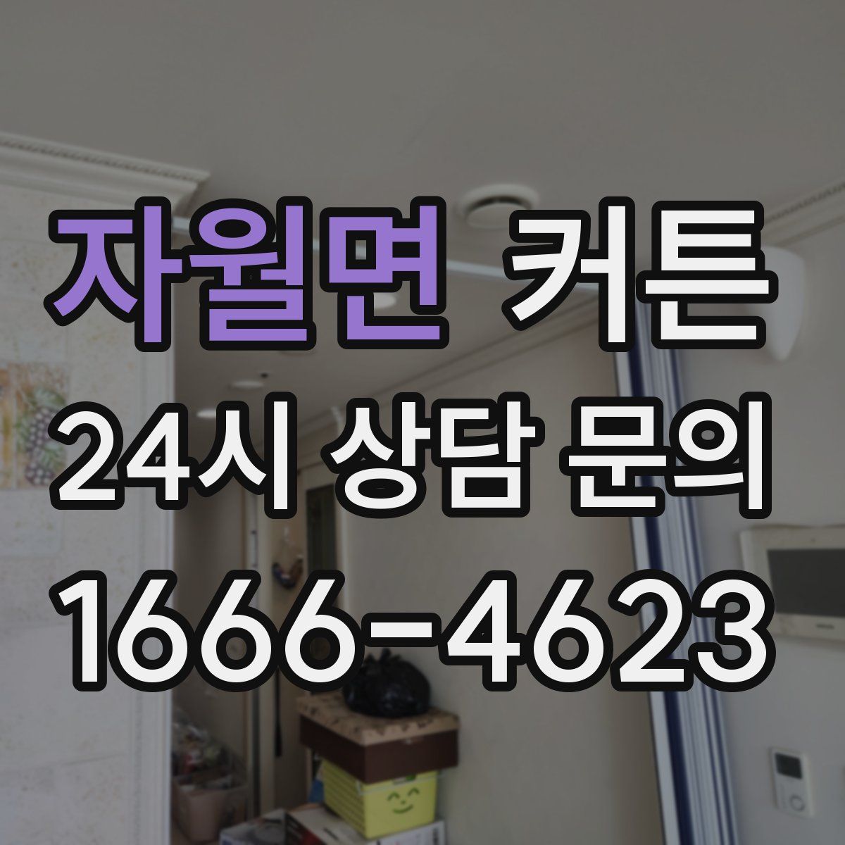 자월면 커튼