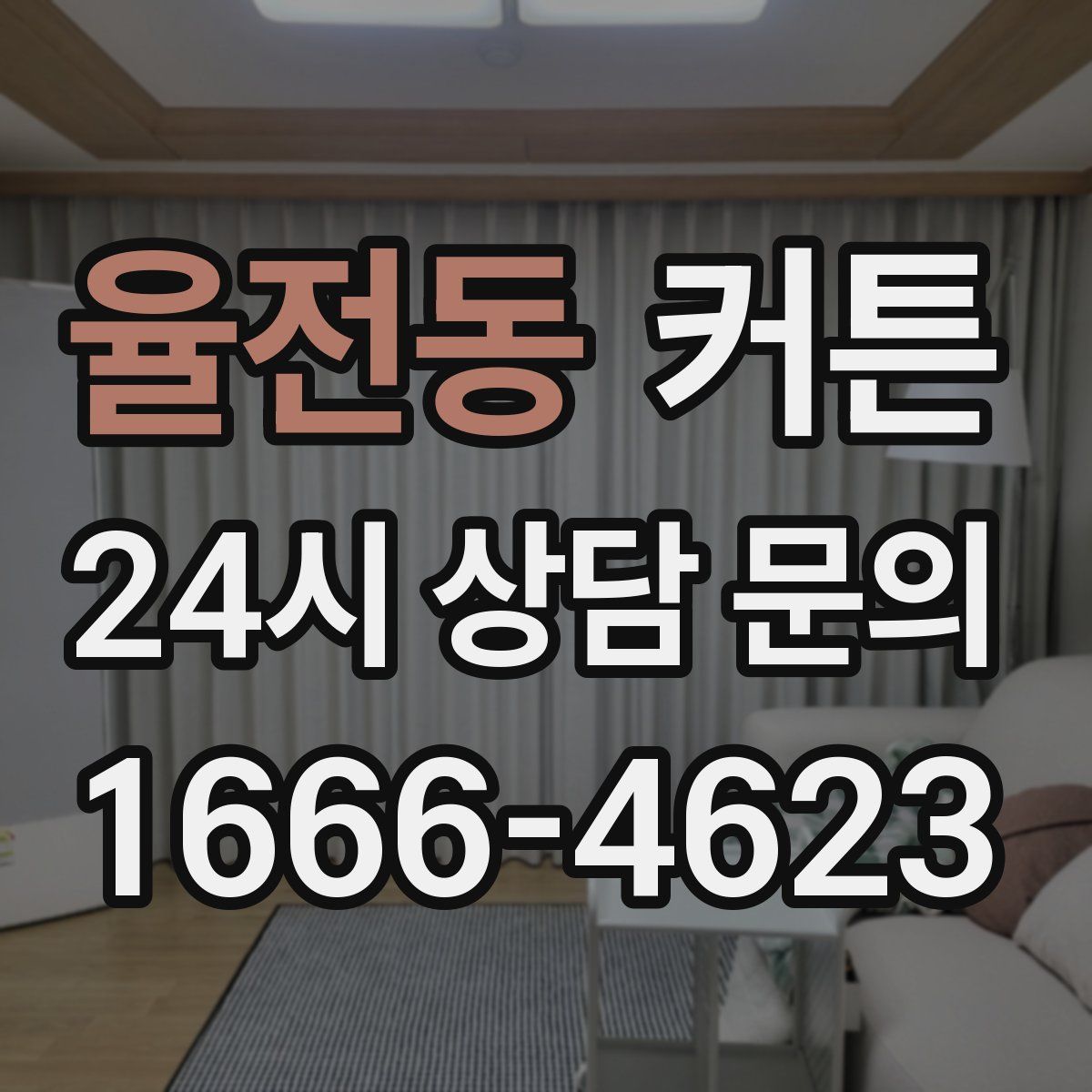 율전동 커튼