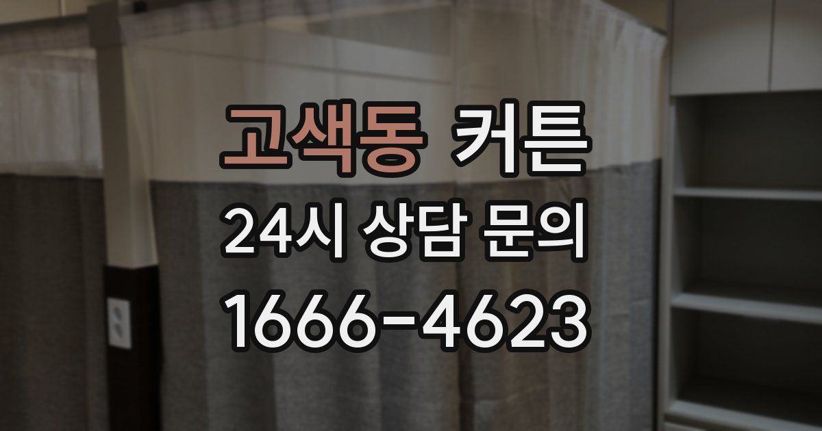 고색동 커튼