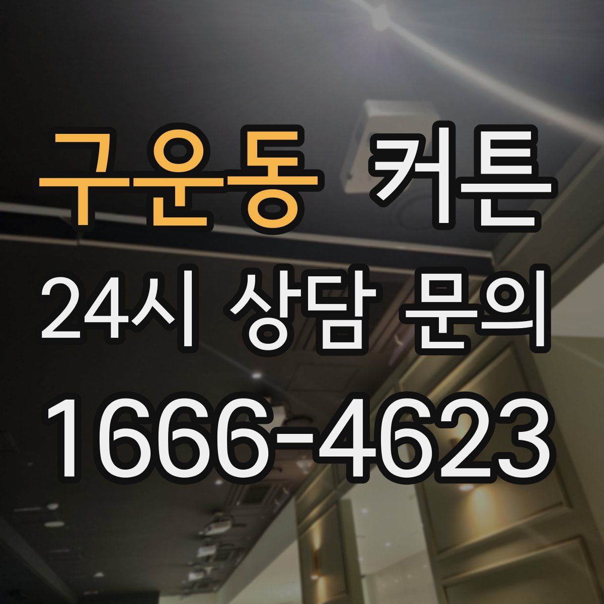 구운동 커튼