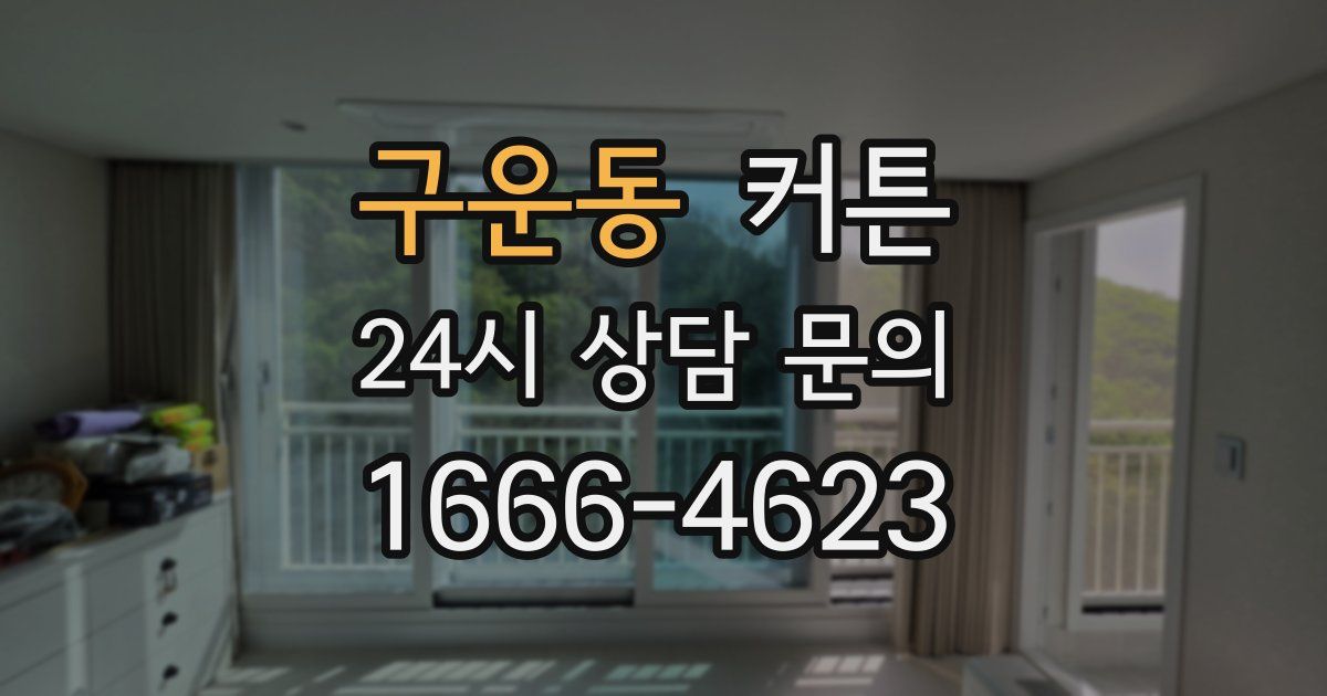 구운동 커튼