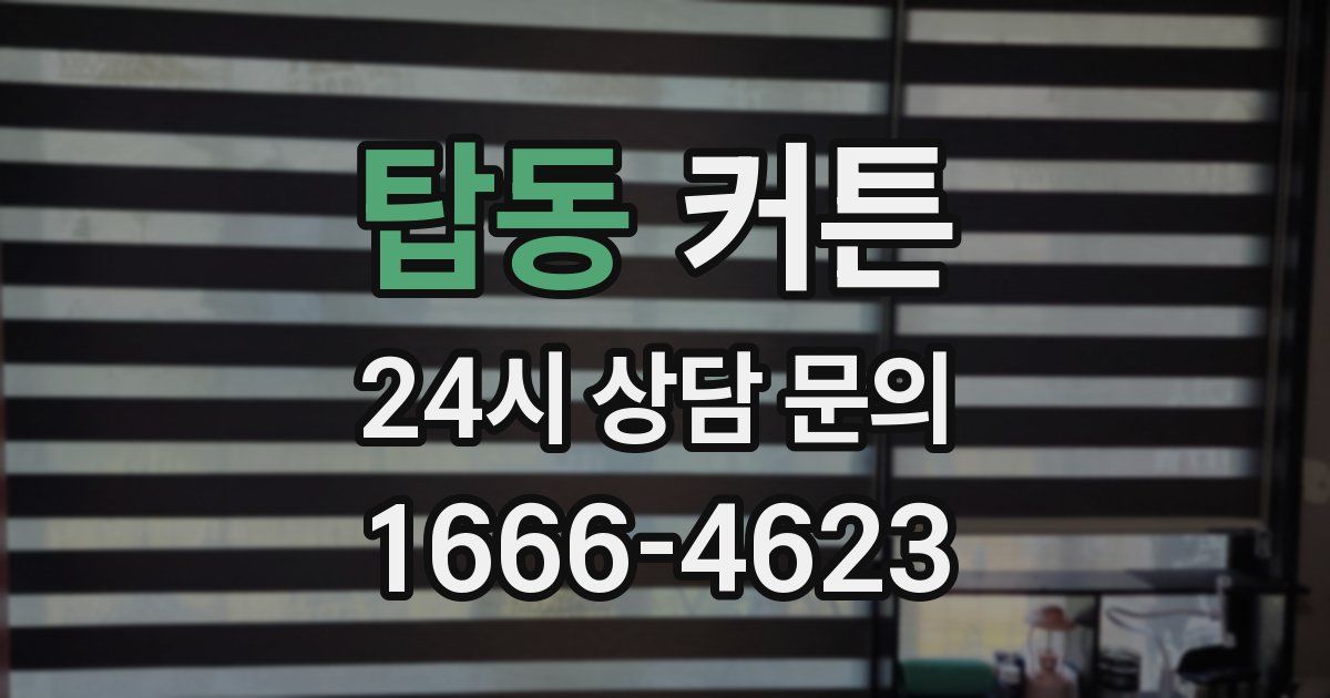 탑동 커튼