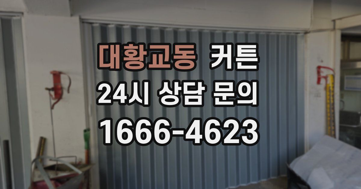 대황교동 커튼