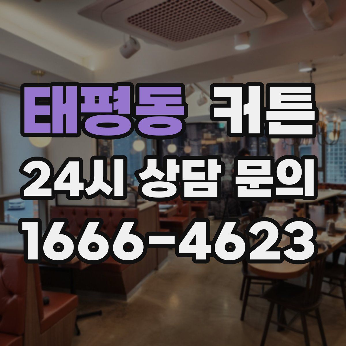 태평동 커튼