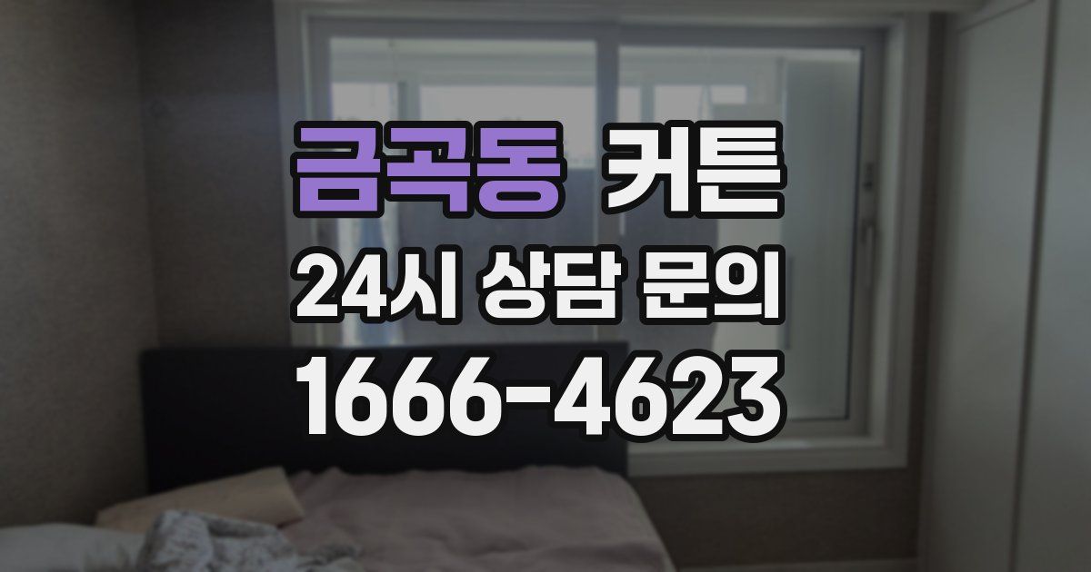 금곡동 커튼