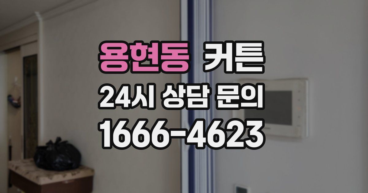 용현동 커튼