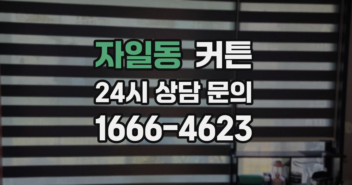 자일동 커튼