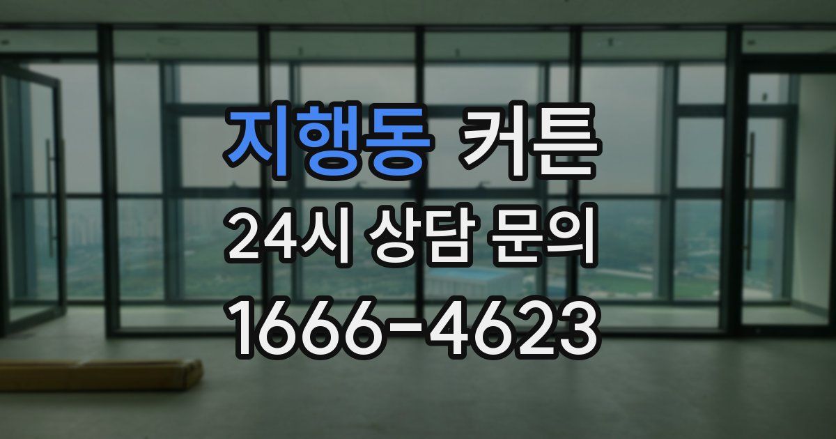 지행동 커튼