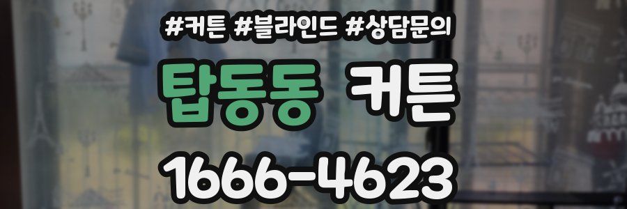 탑동동 커튼