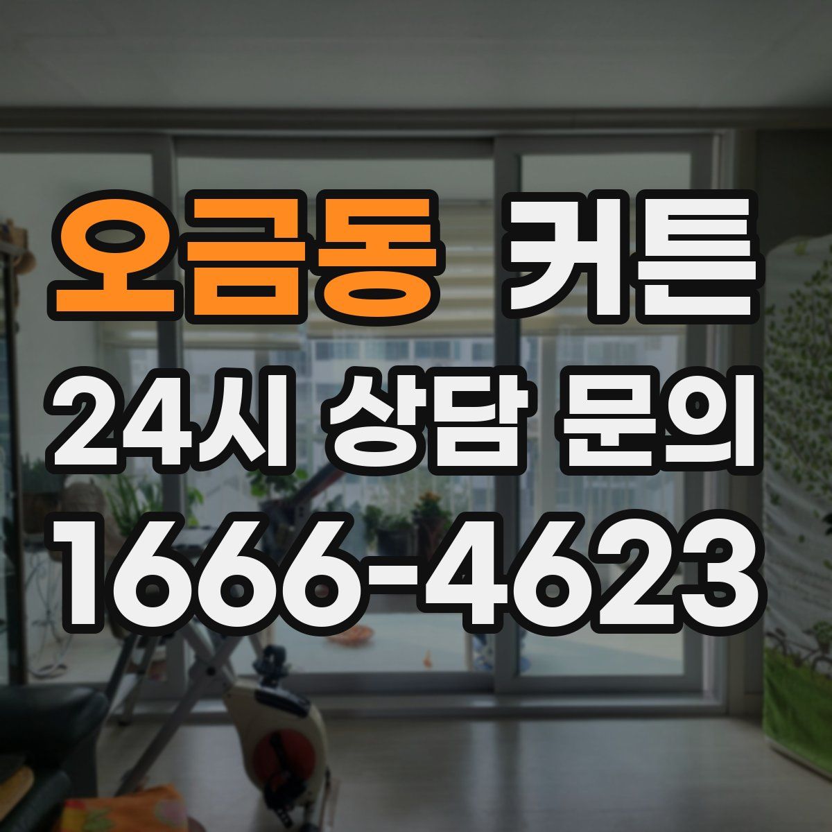 오금동 커튼
