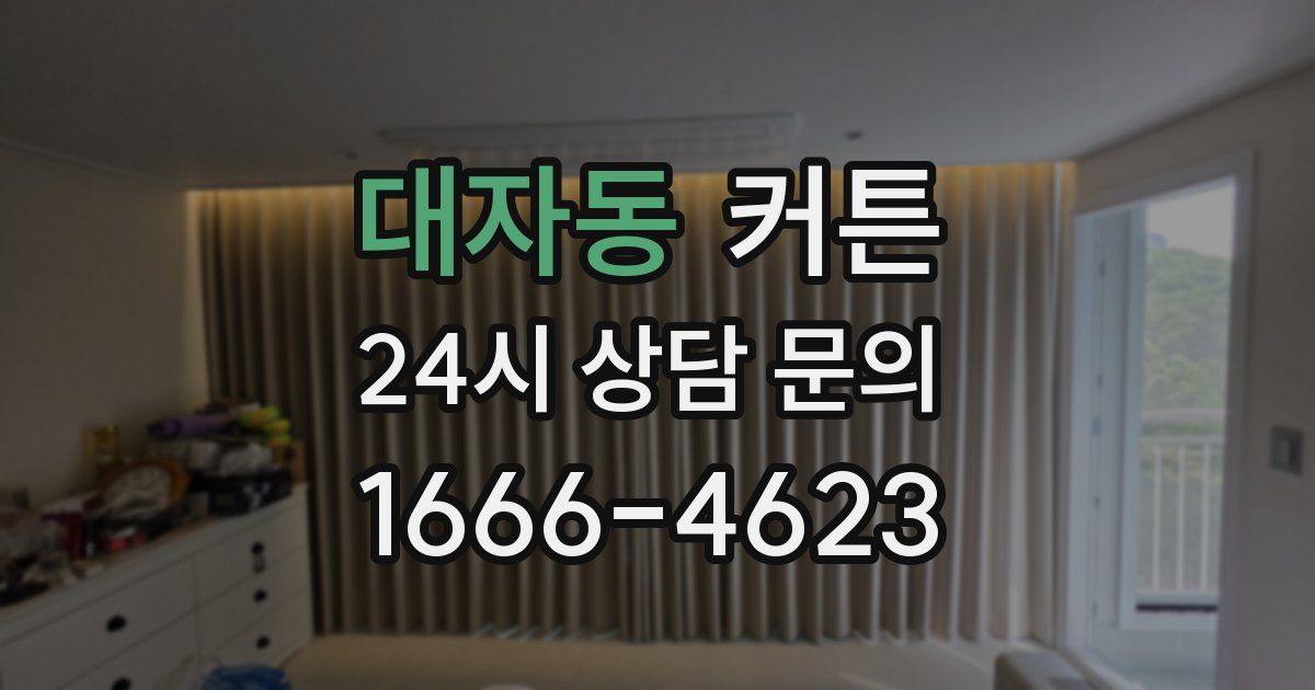대자동 커튼