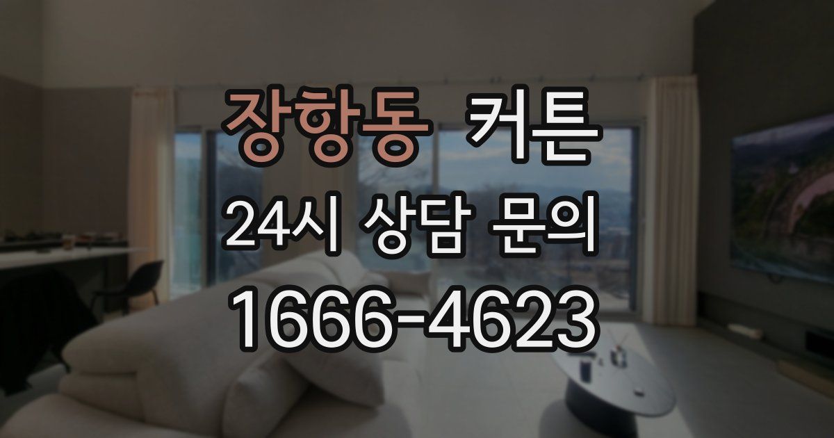 장항동 커튼