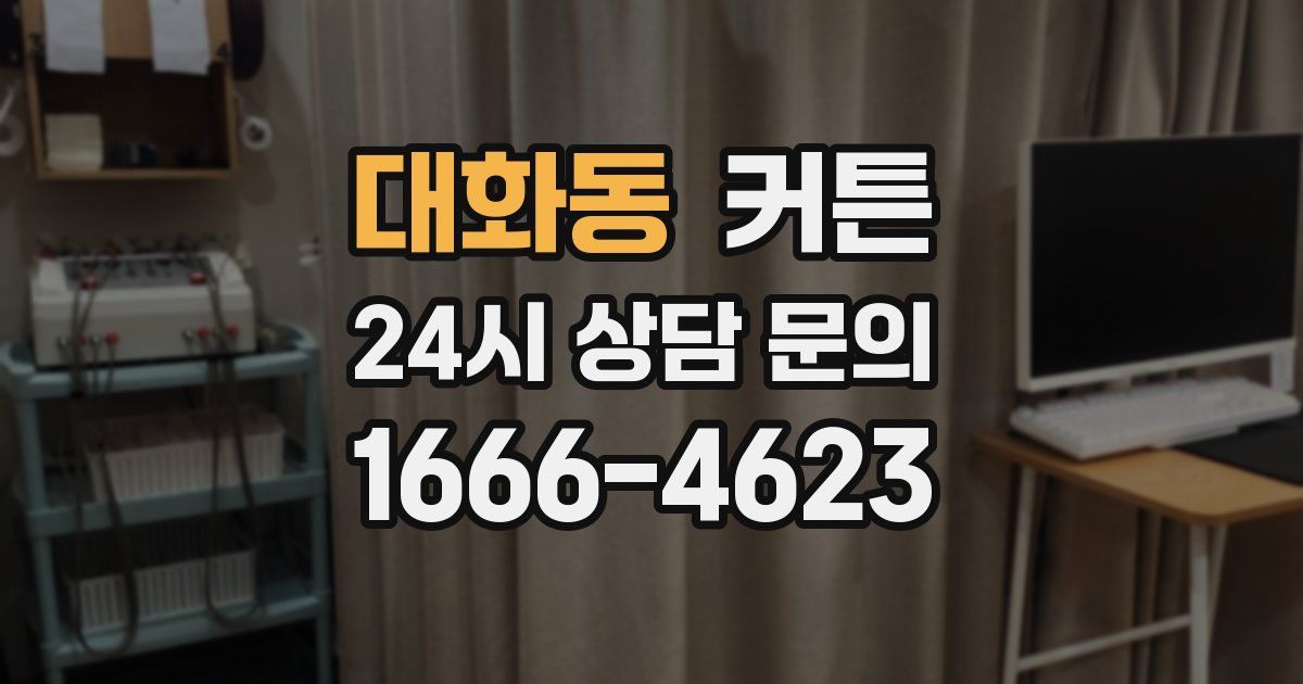대화동 커튼