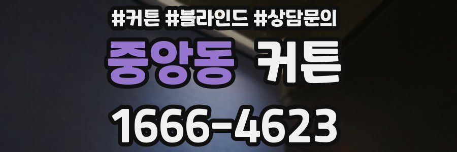 중앙동 커튼