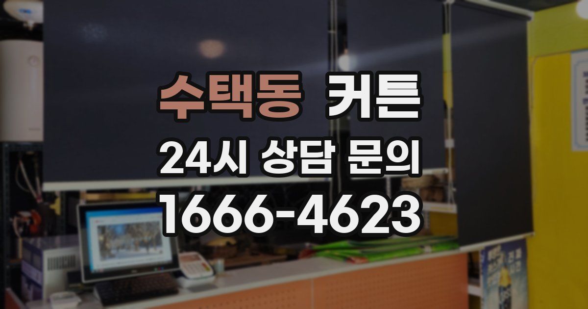 수택동 커튼