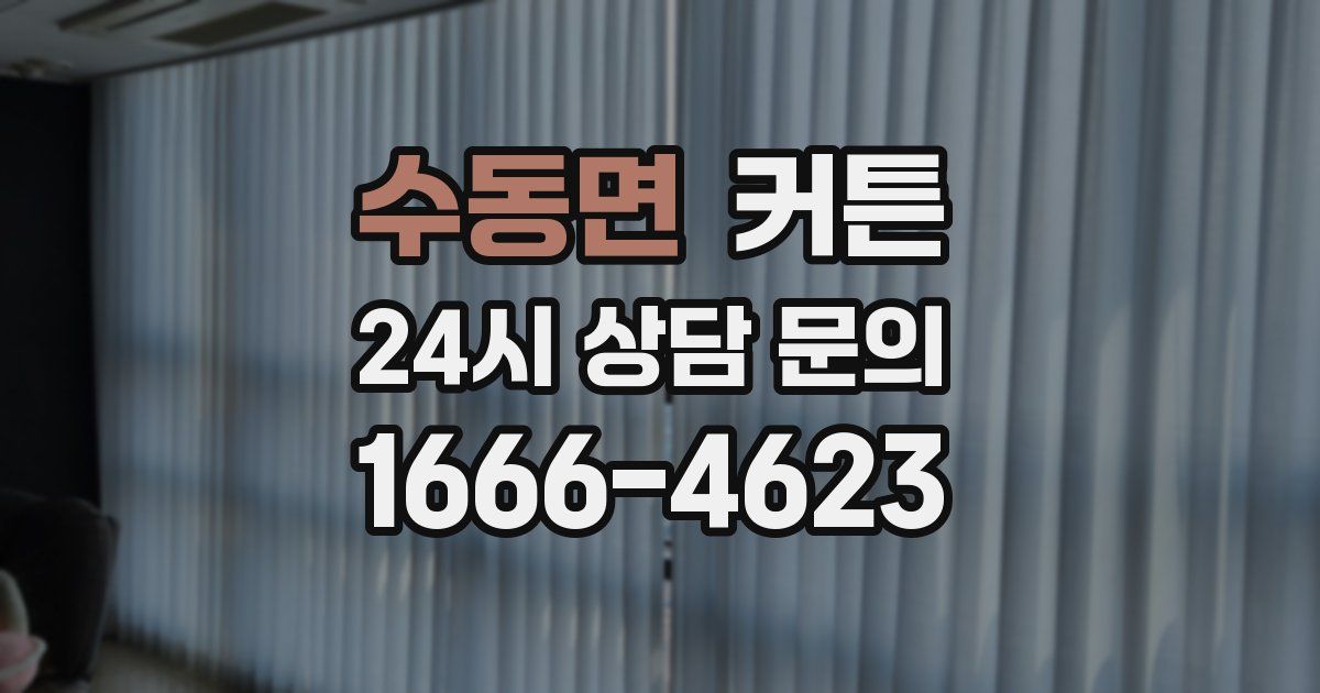 수동면 커튼