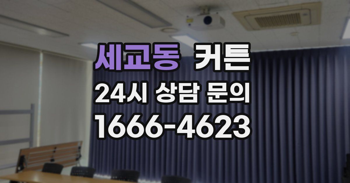 세교동 커튼