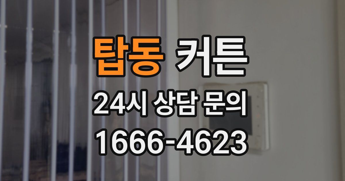 탑동 커튼