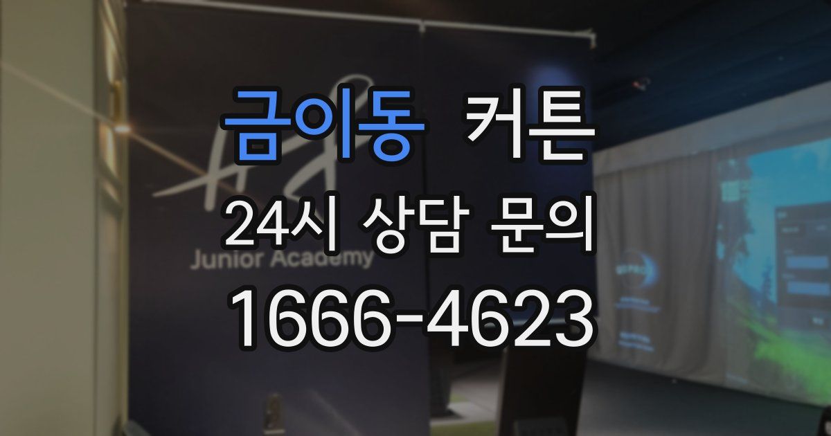 금이동 커튼