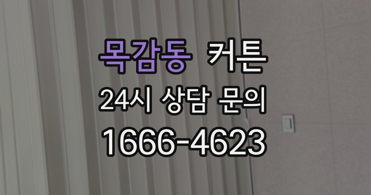 목감동 커튼