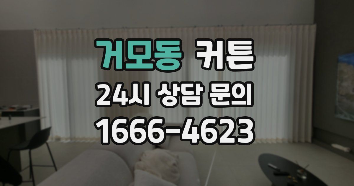거모동 커튼