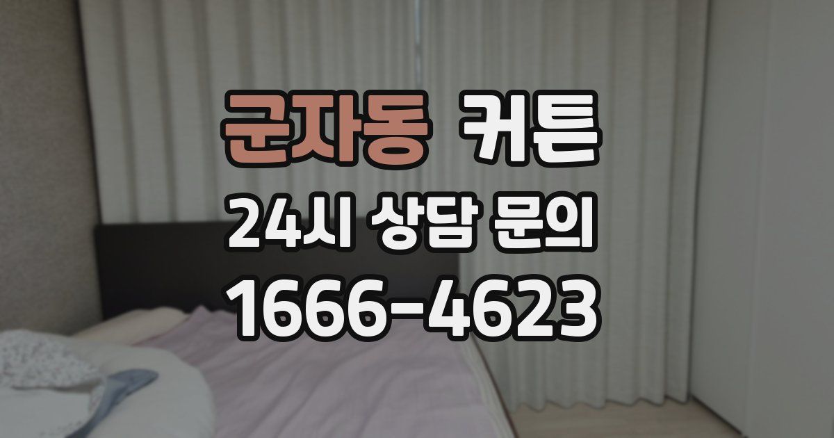 군자동 커튼