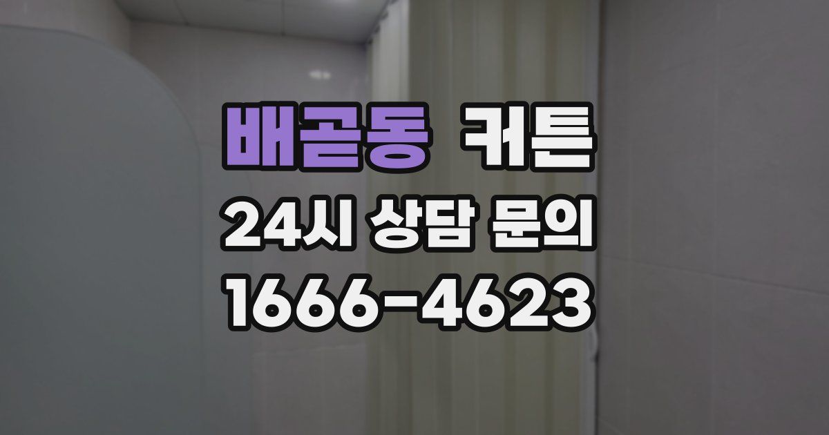 배곧동 커튼