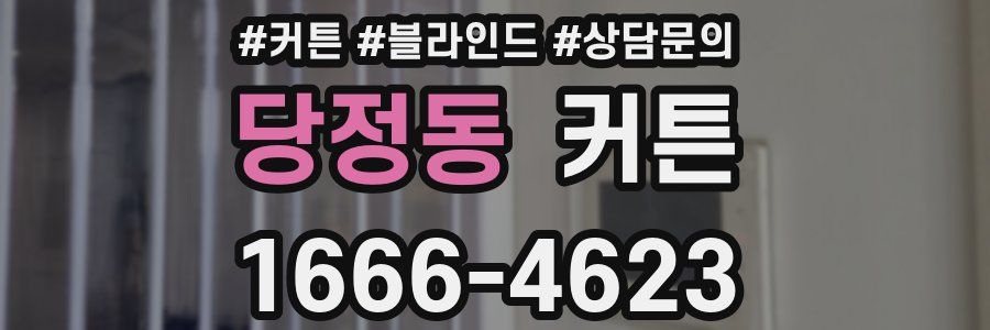 당정동 커튼